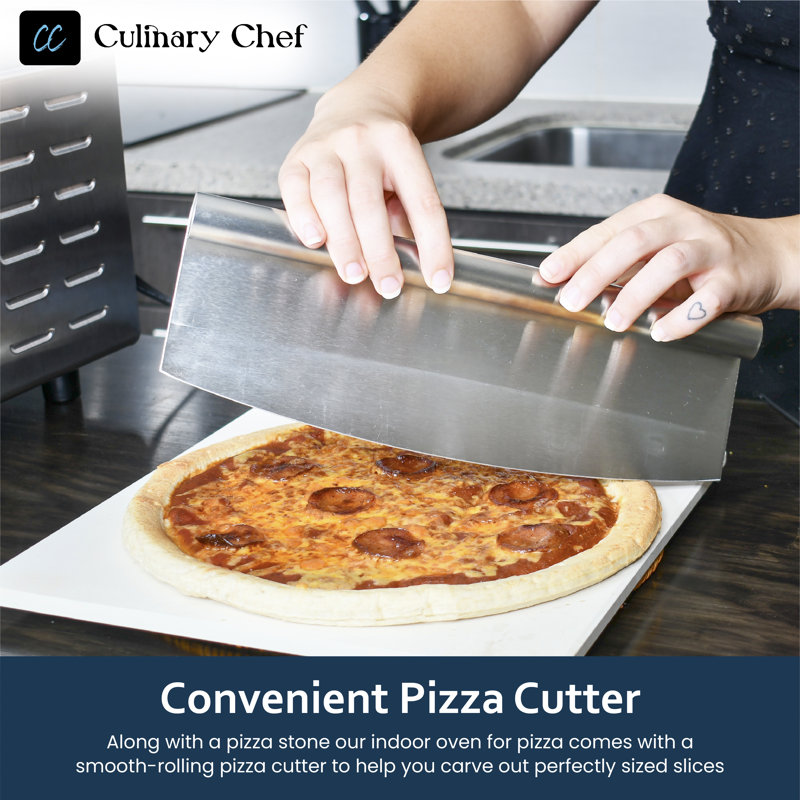 Culinary Chef Stainless Steel Large Capacity Indoor Pizza Oven