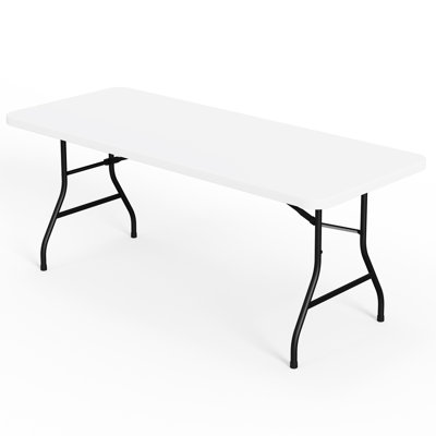 72" Plastic Rectangular Folding Table