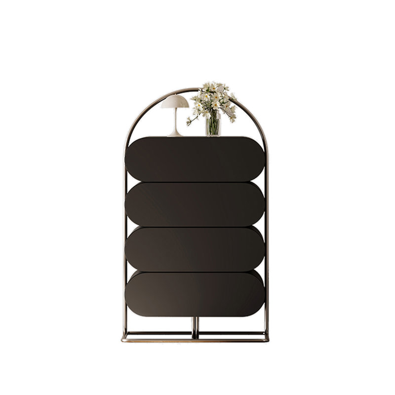 Commode d'appoint moderne simple noir