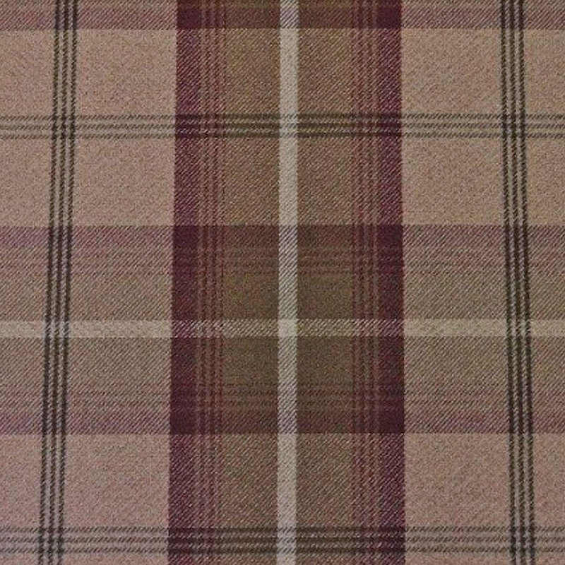 Brown Tartan Chaise Longue