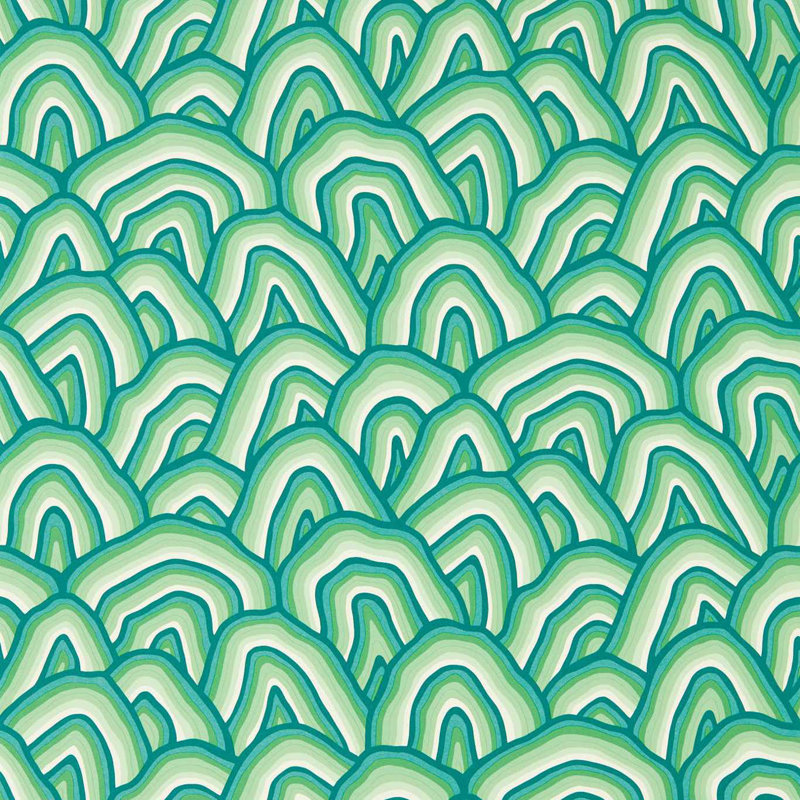 Kumo Wallpaper, Green