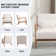 Hertford 26" Wide Mid Century Upholstered Solid Wood Accent Chair with an Extra Pillow