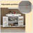 Versatile Kitchen Island Trolley With Storage, Adjustable Shelves, And Towel Rack For Enhanced Organization And Mobility