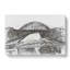 Tyne Bridge Linking Newcastle In Abstract - Wrapped Canvas-55301327
