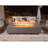 Savanah 72" L x 17" H Rectangle Travertine Outdoor Fire Pit Table-1571755268-1571755272