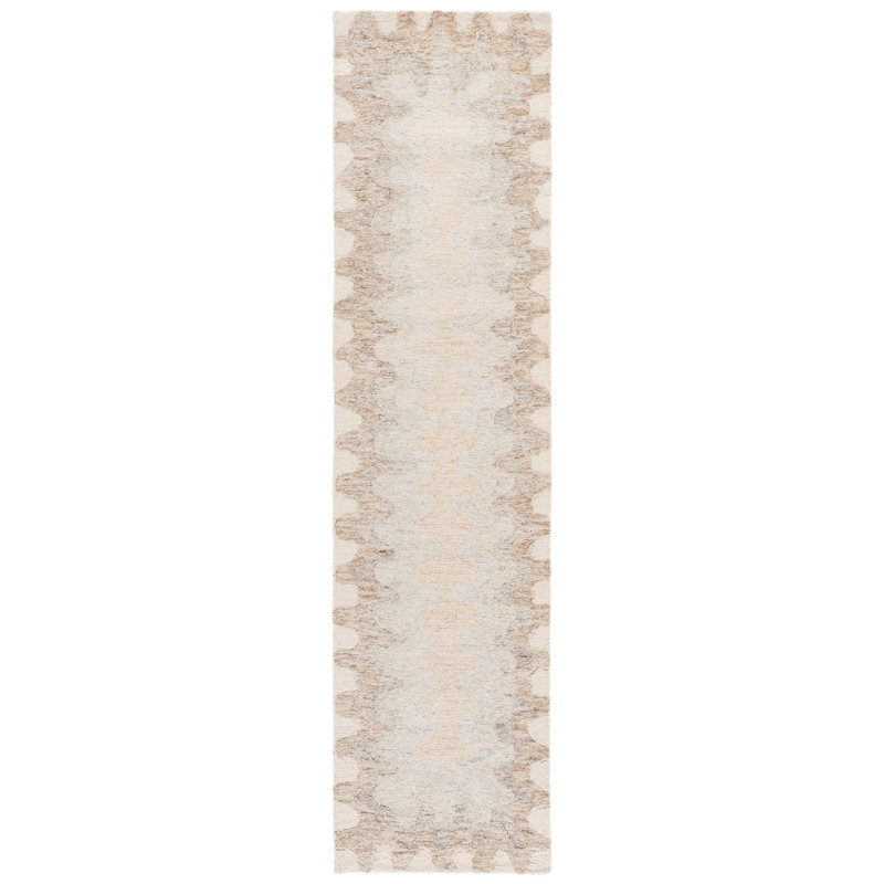 Harvest 706 Hand Tufted 80% Wool; 20% Cotton Geometric Rug, Runner 2'3" x 9'