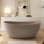 Baignoire de trempage autoportante 64,96 po