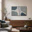 Art moderne sur toile encadrée en aluminium