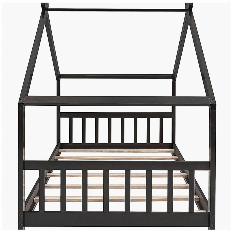 Lit double en bois, Lit simple, Espresso