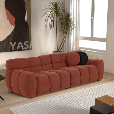 Kieayla 2 - Piece Living Room Set, Sofa With Ottoman