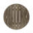Rustic Acacia Wood Outdoor Side Table with Weather-Resistant Design and Slat Paneling for Durable Elegance