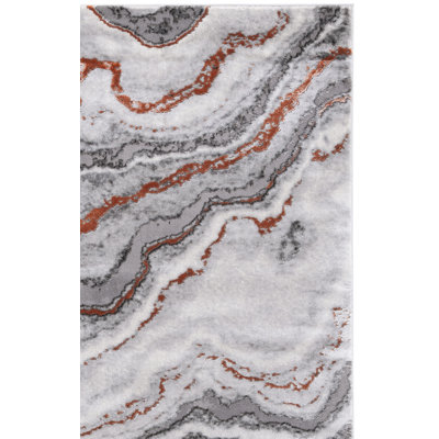Tapis gris / bleu Swindle