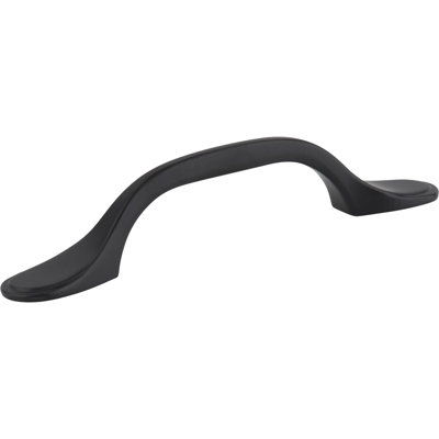 3" Center-To-Center Matte Black Kenner Cabinet Pull