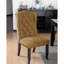 Chaise parsons rembourrée touffeté beige Karekin
