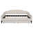 Full Size Upholstered Tufted Daybed With Two Drawers