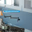 Robinet de cuisine mural en laiton extensible à double articulation pour une cuisson efficace