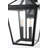 Leandra Outdoor Wall Sconce in Black-764797811