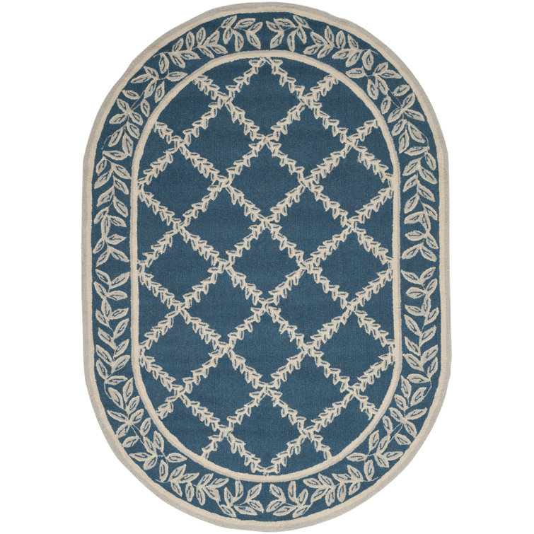 Jonsson Hand Hooked Wool Pile Geometric Rug