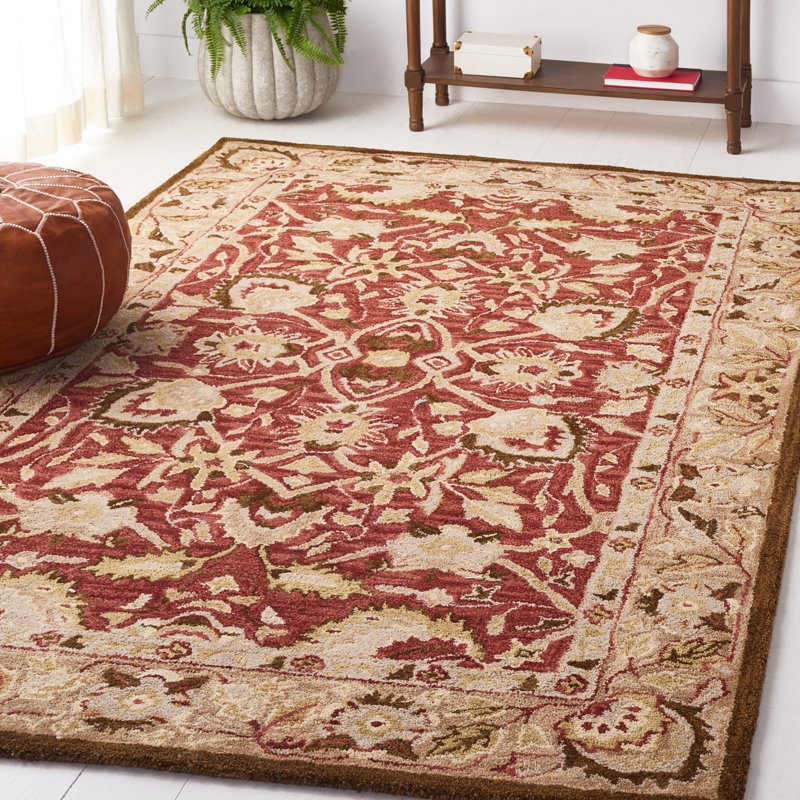 Holborne Hand Tufted Wool Oriental Rug, Rectangle 5' x 8'
