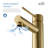 Circular X Single-handle Bathroom Faucet with Drain Assembly-61497406