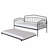 Metal Frame Daybed With Trundle-671194833