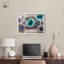 «Mineral Multiverse Shadowbox», impression de géode bleue par Art Remedy-115125391-115125393
