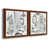 Walnut Framed