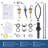 Widespread 2-handle Bathroom Faucet with Drain Assembly-59120886