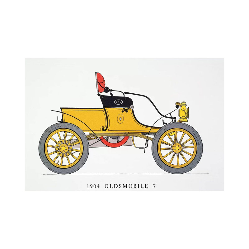 Auto: Oldsmobile, 1904 - Wrapped Canvas Print, 101.6 cm H x 66.04 cm W x 1.91 cm D