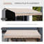 Dongguan Xiyite Trading Co., Ltd. 395 cm W x 250 cm D Polyester Door / Window Awning