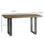 Benito Acacia Solid Wood Top Dining Table-40470937