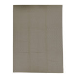 Cotton Chevron Area Rug in Brown