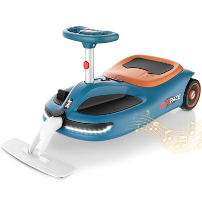Voiture électrique DEARAUTO 12V avec pédale, jouets à monter pour les enfants avec nettoyage amusant, voiture pour enfants avec vadrouille amovible, voiture à monter avec vadrouille, voiture de nettoyage pour enfants, 3 ans et plus, intérieur extérieur