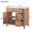 Meuble-lavabo 36 po avec cadre en bois massif