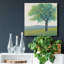 Solitaire Arbre II - Toile tendue avec châssis de qualité supérieure - Prêt à être accroché-1008075340