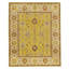 High-Quality Hand-Knotted Gold And Ivory Area Rug