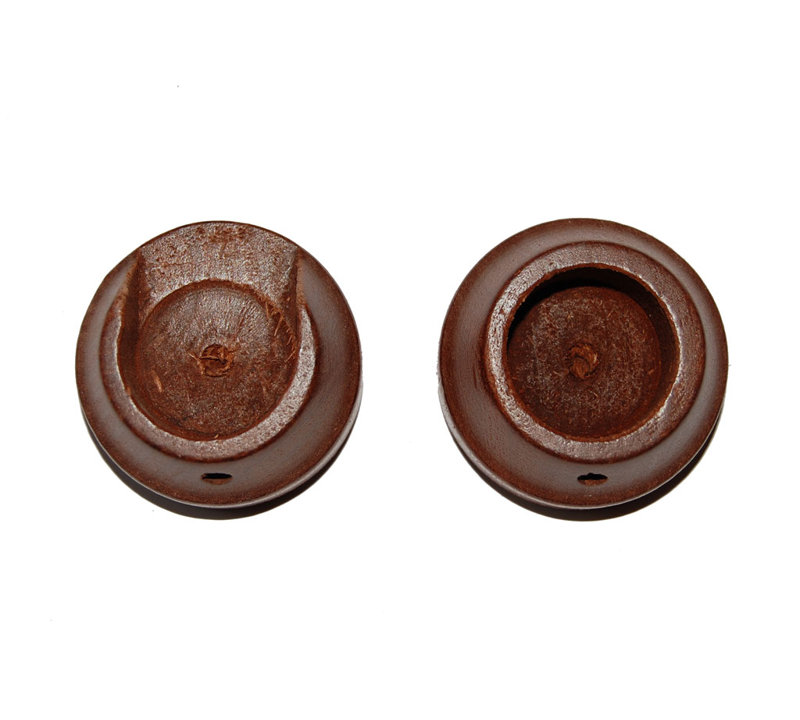 Wood Mounting Bracket, 2.8 cm, Rosewood