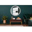 Huldar Glass Flat Wall Mirror