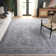Tapis gris foncé / crème Calidia