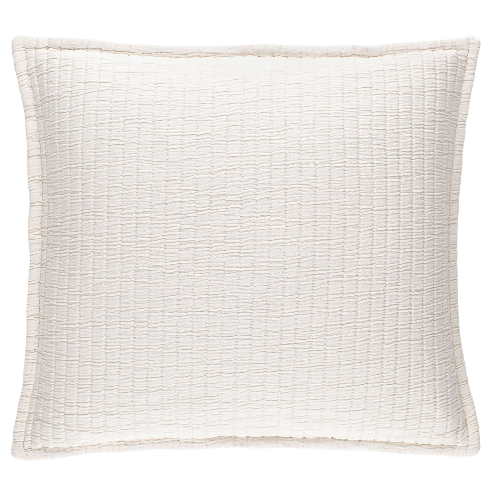 Boyfriend 100% Cotton Envelope Sham, Euro, Ivory