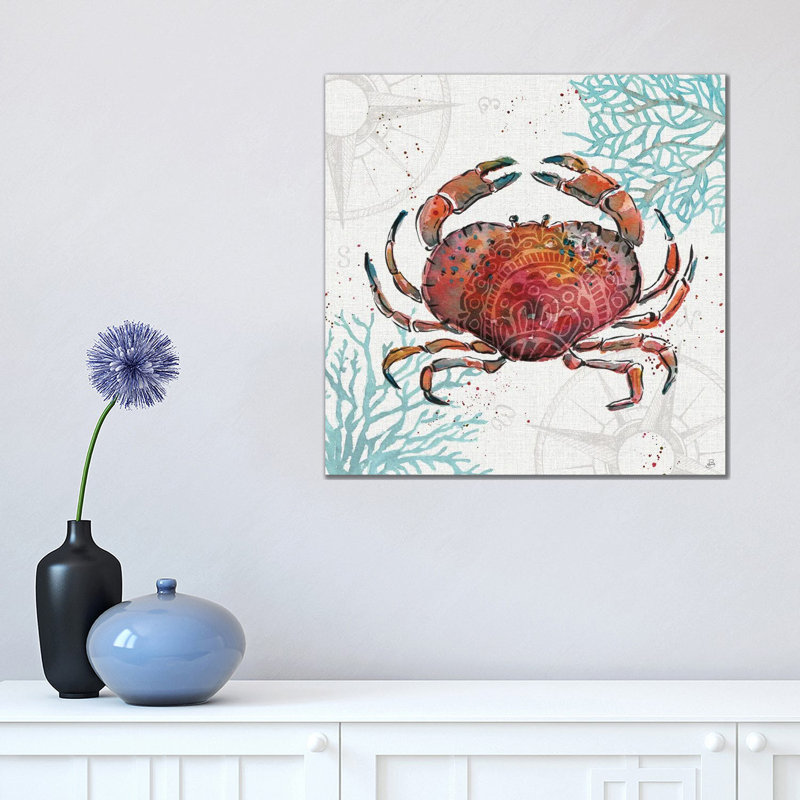 Ocean Finds II by Daphne Brissonnet - Wrapped Canvas Print, 45.72 cm H x 45.72 cm W x 1.91 cm D
