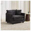 Canapé modulaire à siège simple Cloud - Chenille noire-129098441