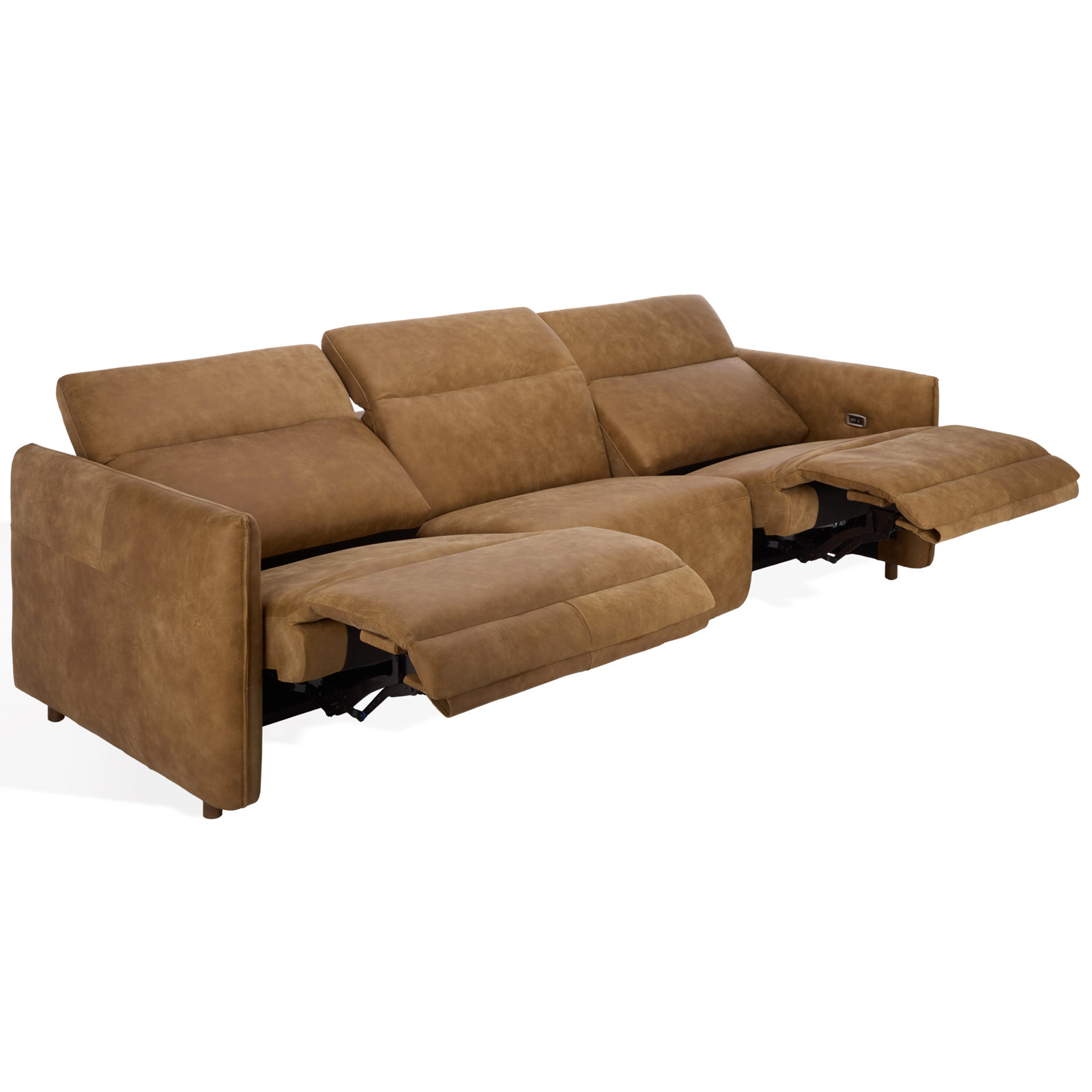 Ardith 107" Genuine Leather Reclining Sofa