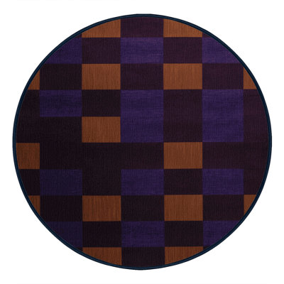 Tapis mauve lavable à la machine