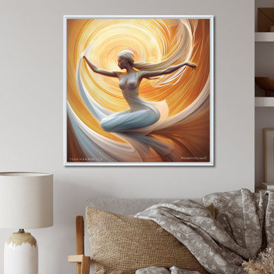 Déesse qui danse dans la lumière