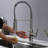 AWZTOO Pull Out and Pull Down Touchless Kitchen Faucet