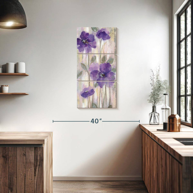 Fleurs printanières I, H 38 po x l 18 po