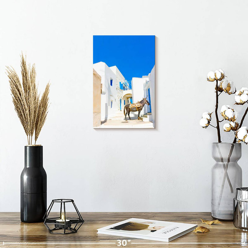 Aime Mule In Langadas, 24" H x 16" W