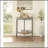 Justino Natural Oak & Gray Finish Console Table