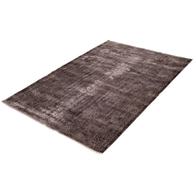 Tapis noir à transition de couleur 6 pi 4 po x 9 pi 8 po